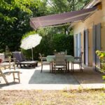 vakantiewoning Moulin de Vigne - terras